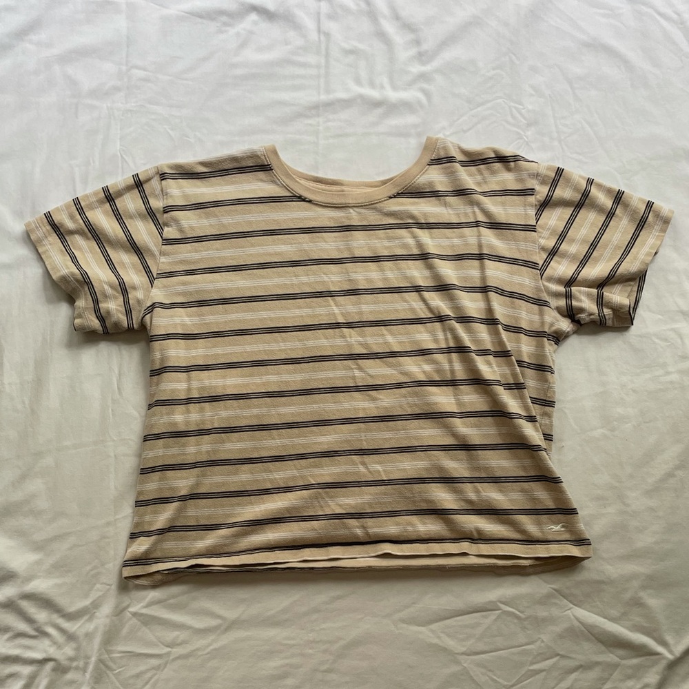 Hollister Short Sleeve Striped Shirt